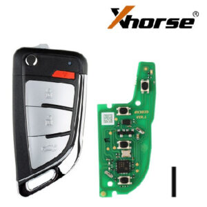 Cheie telecomanda universala cu cip Xhorse XEKF20EN 4 Buttons with Super Chip