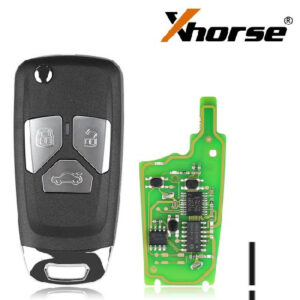Cheie telecomandă Universala cu cip Xhorse XNAU01EN ,  3 butoane Model Audi