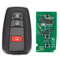 Cheie inteligentă universală Autel IKEYTY8A3AL seria 8A, 2+1 butoane