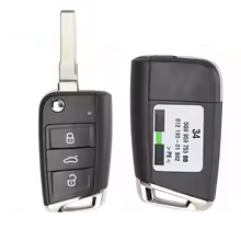 Cheie Auto telecomanda OEM 5G0959752BB 5G0959753BB 434MHz MQB 48 Chip OEM Flip Remote Key for Volkswagen Golf