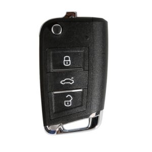 Cheie inteligentă universala Xhorse XSMQB1EN ,  3 butoane VW MQB Cheie inteligentă tip briceg 3 butoane Model Volkswagen