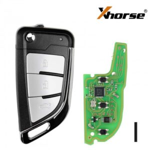 Cheie inteligentă universala Xhorse XSKFF1EN ,  3 butoane cheie Telecomanda Universala 3 butoane, cheie pliabilă cu lama